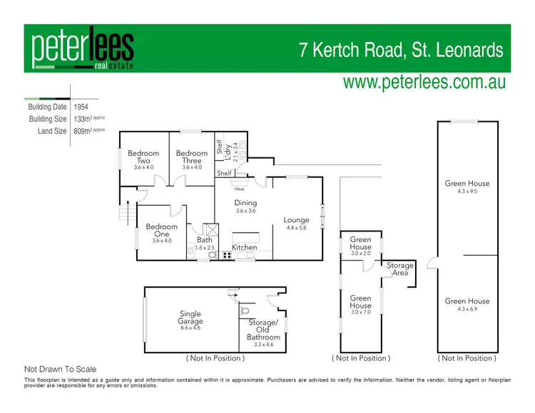 Floorplan of Homely house listing, 7 Kertch Road, St Leonards TAS 7250