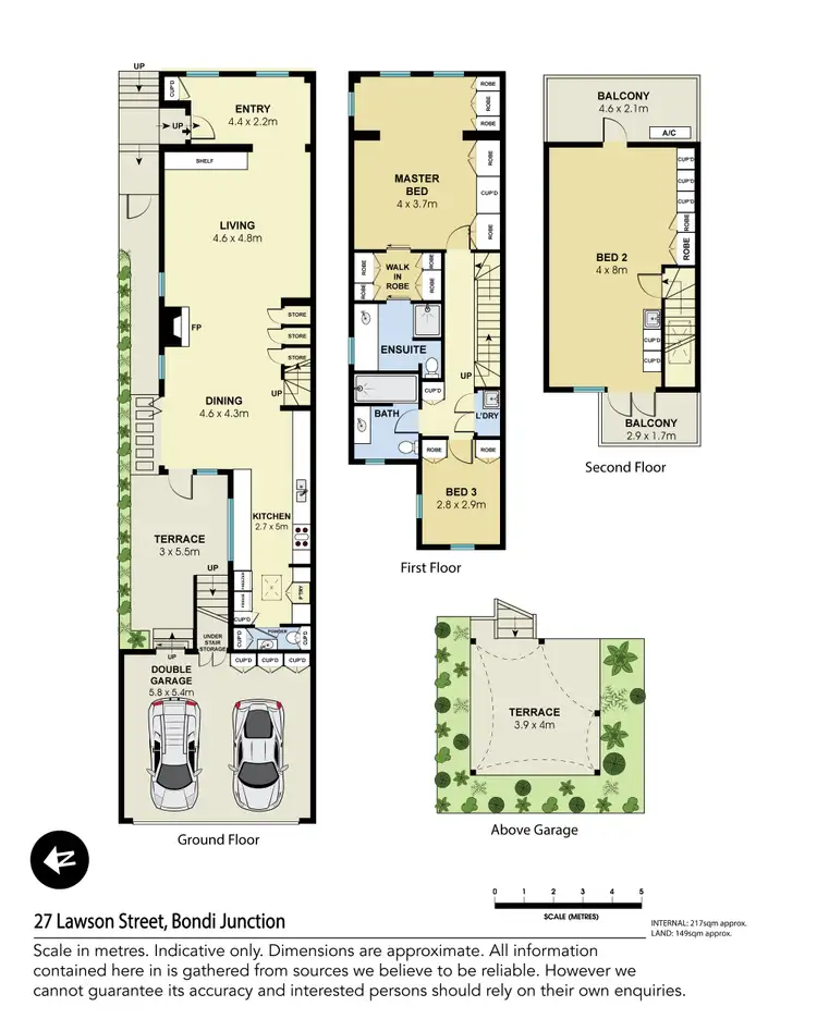 Floorplan of Homely house listing, 27 Lawson Street, Bondi Junction NSW 2022