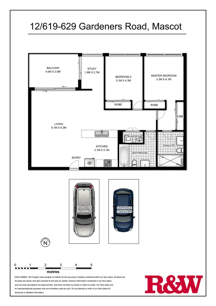 Floorplan of Homely apartment listing, 12/619-629 Gardeners Road, Mascot NSW 2020