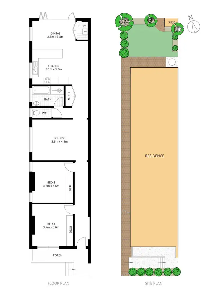 Floorplan of Homely house listing, 7 Edgar Street, Tempe NSW 2044