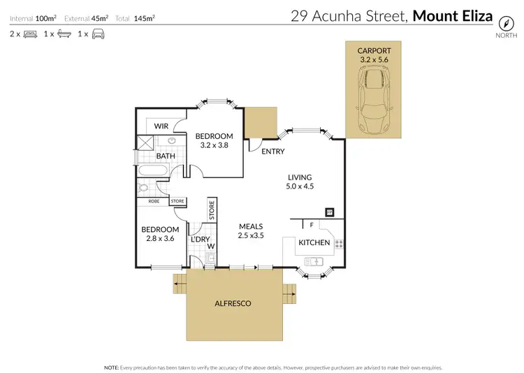 Floorplan of Homely townhouse listing, 29 Acunha Street, Mount Eliza VIC 3930