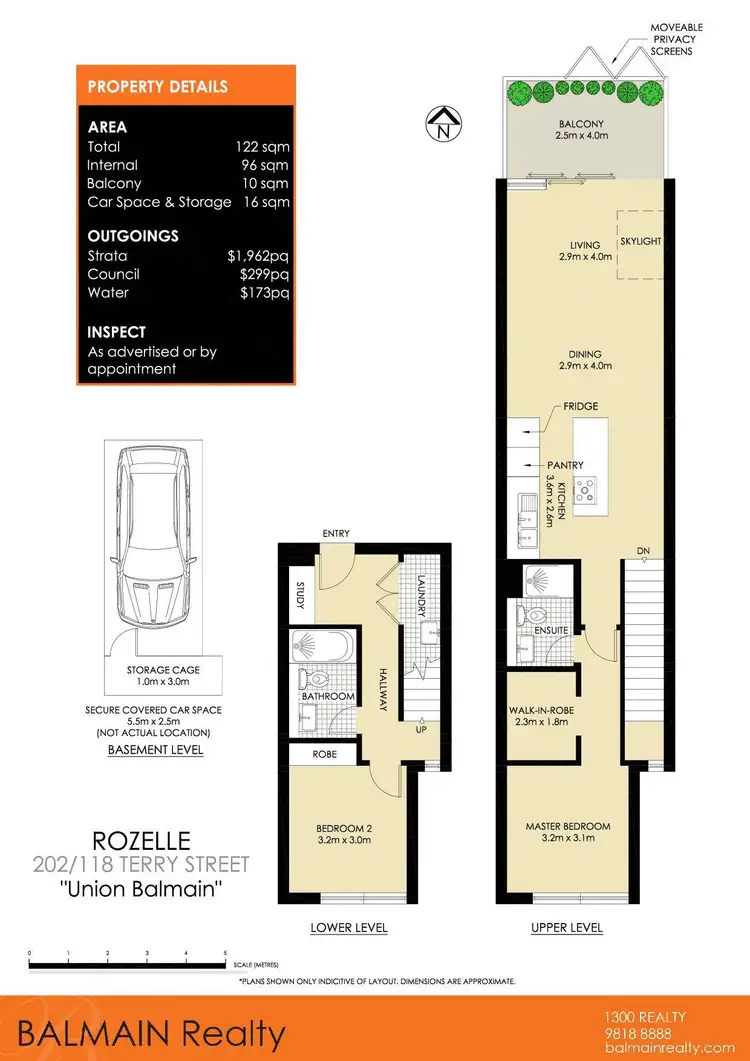Floorplan of Homely apartment listing, 202/118 Terry Street, Rozelle NSW 2039