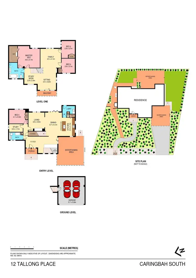 Floorplan of Homely house listing, 12 Tallong Place, Caringbah South NSW 2229