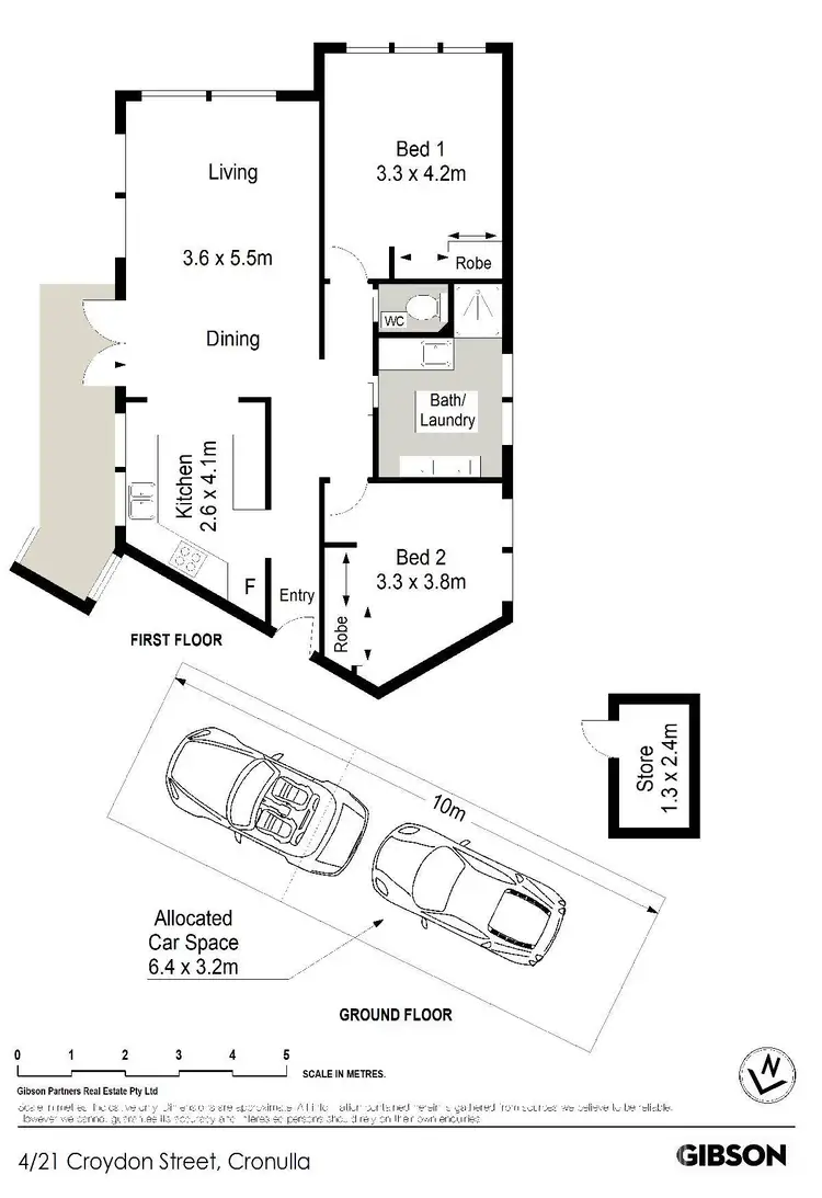 Floorplan of Homely apartment listing, 4/21-23 Croydon Street, Cronulla NSW 2230