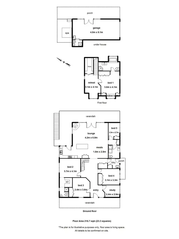 Floorplan of Homely house listing, 24 The Crescent, Belgrave Heights VIC 3160