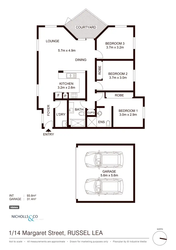 Floorplan of Homely apartment listing, 1/14 Margaret Street, Russell Lea NSW 2046