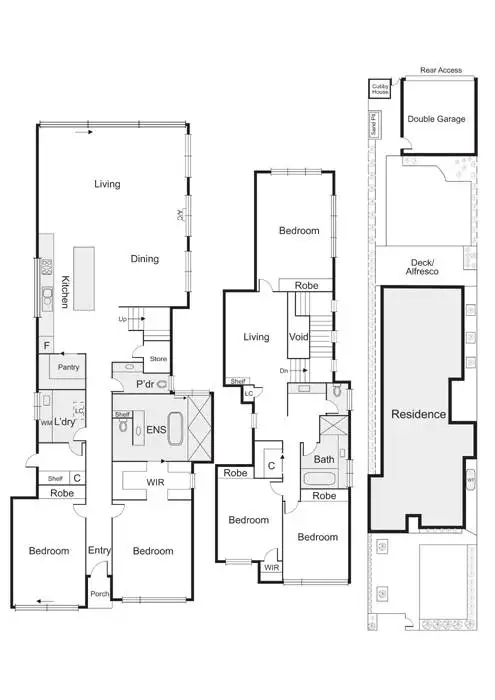 Floorplan of Homely house listing, 62 Goldsmith Street, Elwood VIC 3184