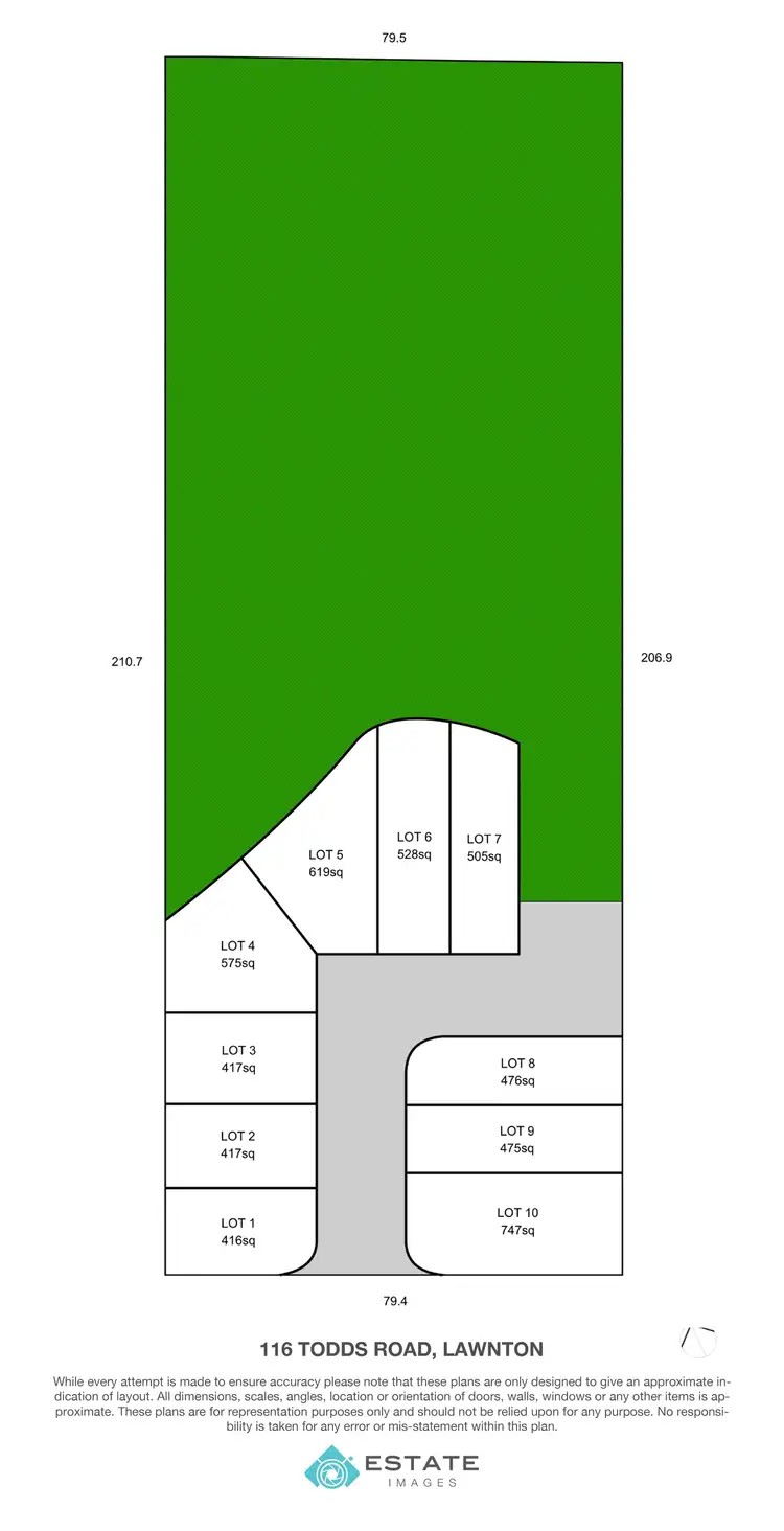 Floorplan of Homely land listing, 116 Todds Road, Lawnton QLD 4501