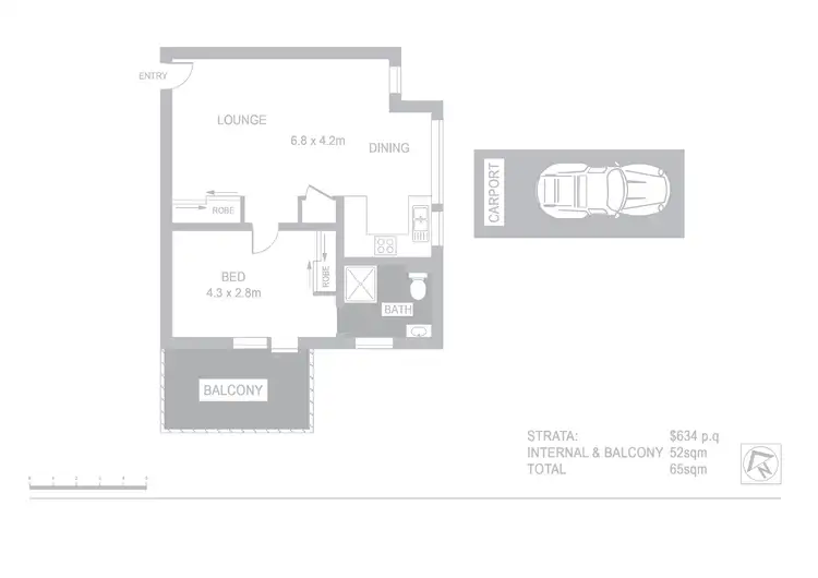 Floorplan of Homely apartment listing, 18/43 Burton Street, Concord NSW 2137