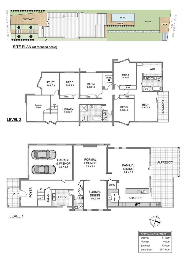 Floorplan of Homely house listing, 27 Preston Avenue, Five Dock NSW 2046
