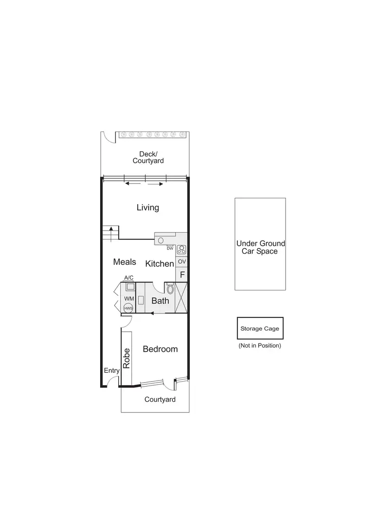 Floorplan of Homely apartment listing, 105/49 Beach Street, Port Melbourne VIC 3207