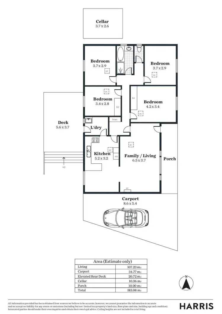 Floorplan of Homely house listing, 4 Lowan Road, Windsor Gardens SA 5087