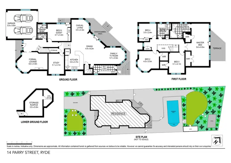 Floorplan of Homely house listing, 14 Parry Street, Ryde NSW 2112
