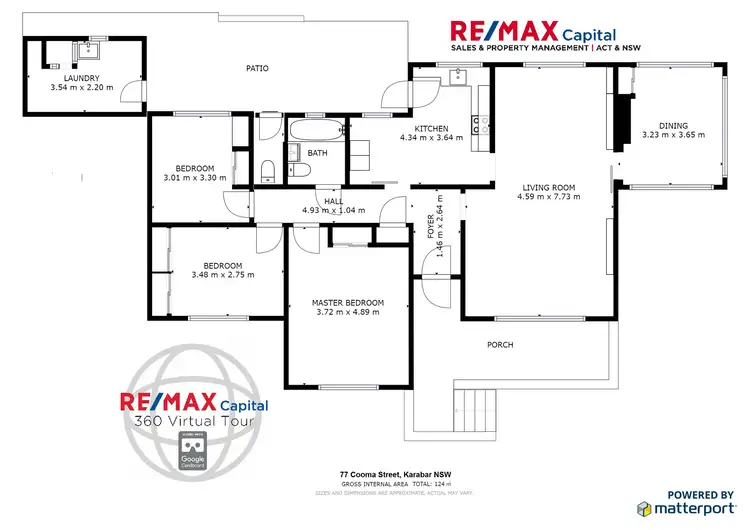 Floorplan of Homely house listing, 77 Cooma Street, Queanbeyan NSW 2620