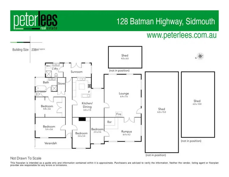 Floorplan of Homely house listing, 154 Batman Highway, Sidmouth TAS 7270