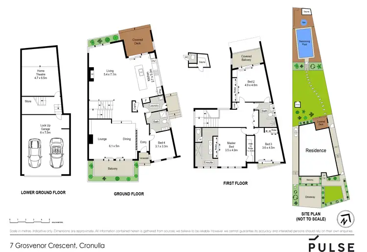 Floorplan of Homely house listing, 7 Grosvenor Crescent, Cronulla NSW 2230