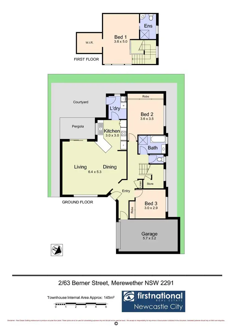 Floorplan of Homely unit listing, 2/63 Berner Street, Merewether NSW 2291