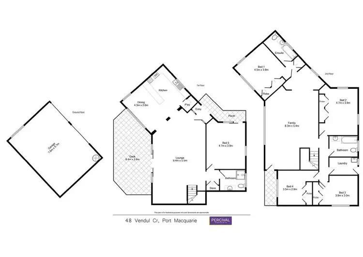 Floorplan of Homely house listing, 48 Vendul Crescent, Port Macquarie NSW 2444