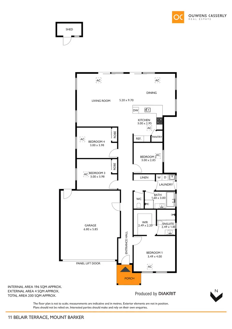 Floorplan of Homely house listing, 11 Belair Terrace, Mount Barker SA 5251
