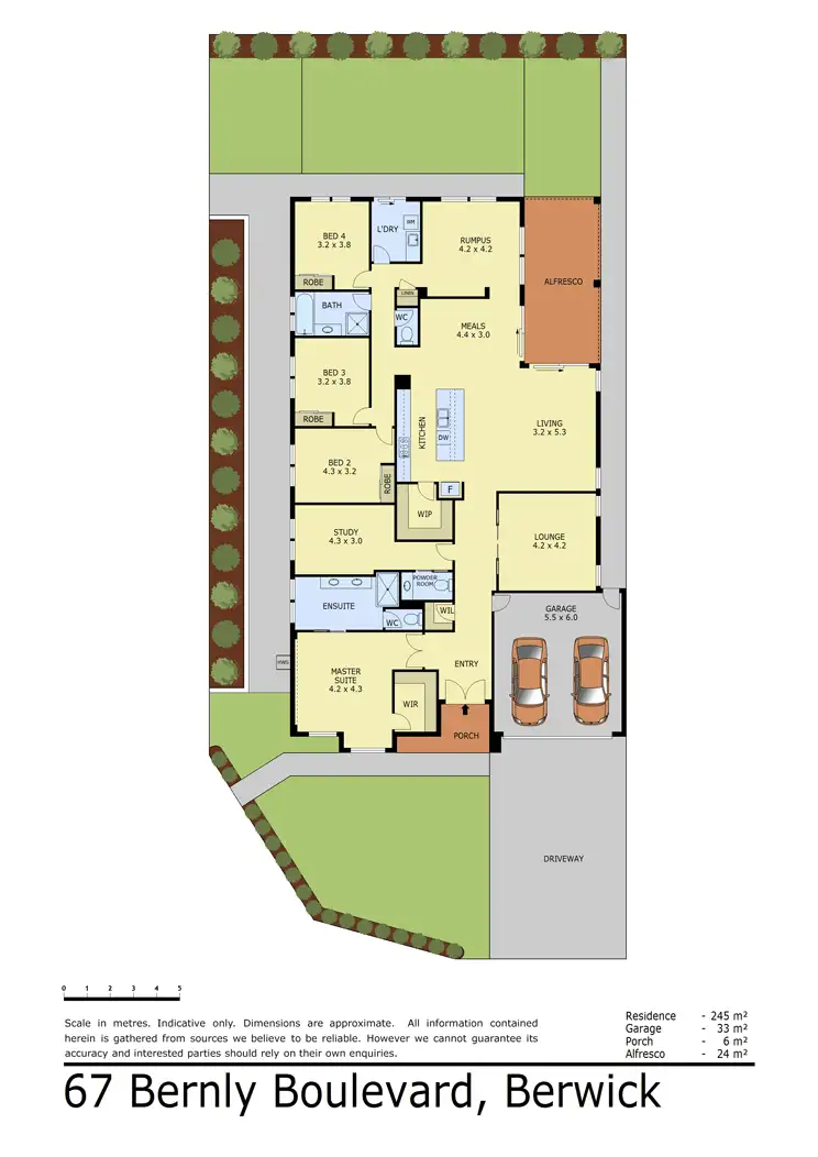 Floorplan of Homely house listing, 67 Bernly Boulevard, Berwick VIC 3806