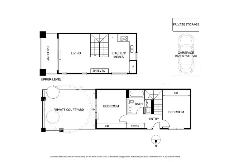 Floorplan of Homely townhouse listing, 3/5-7 Cecil Street, Kew VIC 3101