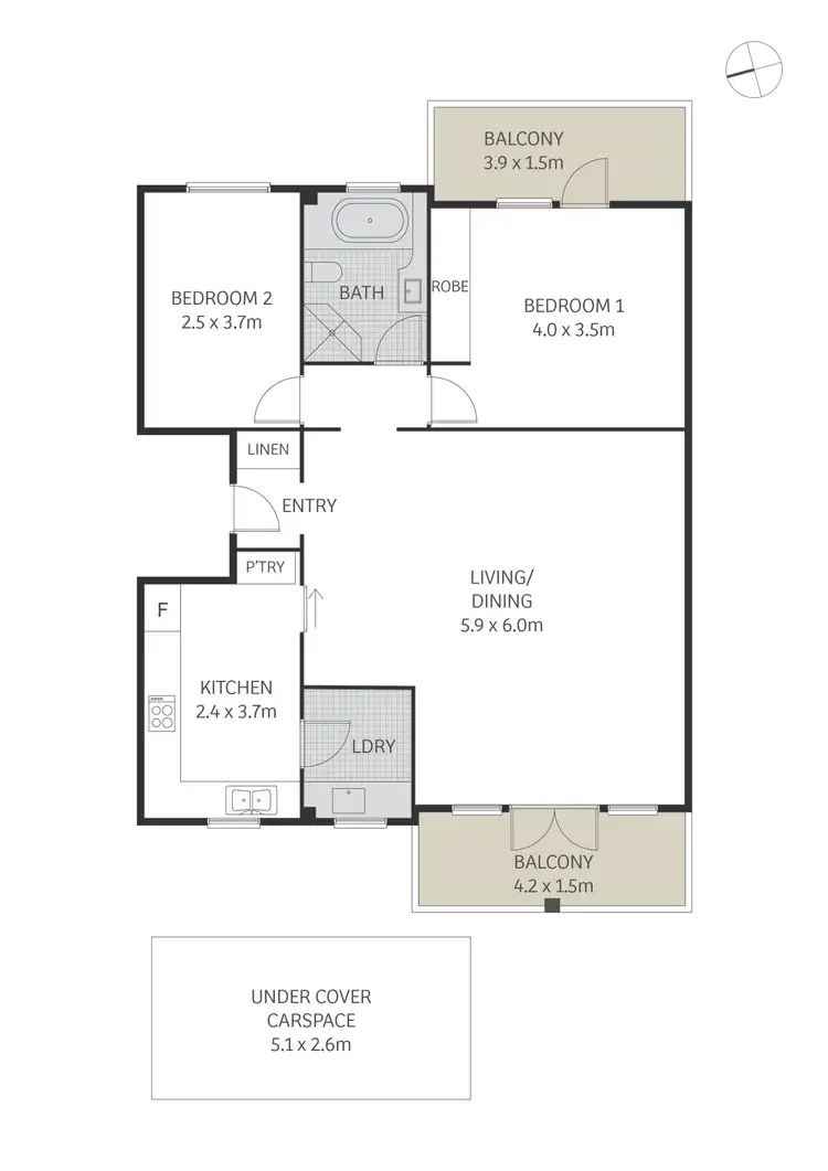 Floorplan of Homely apartment listing, 22/20 Charles Street, Five Dock NSW 2046