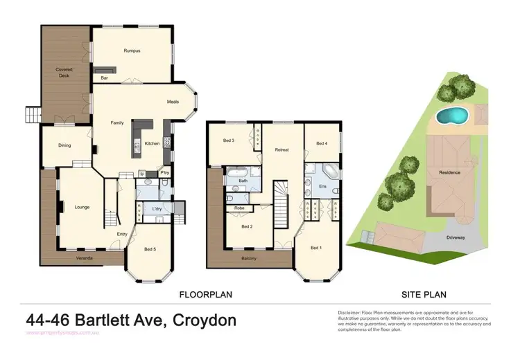 Floorplan of Homely house listing, 44-46 Bartlett Avenue, Croydon VIC 3136