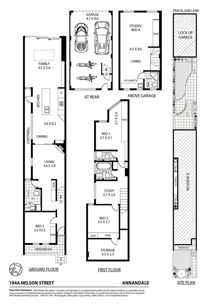 Floorplan of Homely house listing, 194A Nelson Street, Annandale NSW 2038