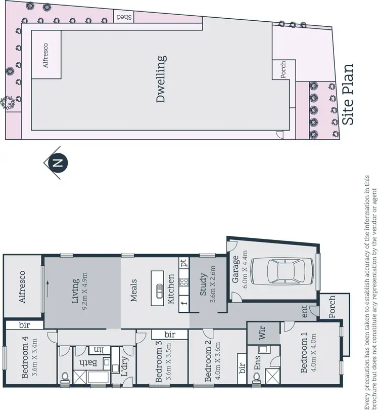Floorplan of Homely house listing, 51 Gyrfalcon Way, Doreen VIC 3754