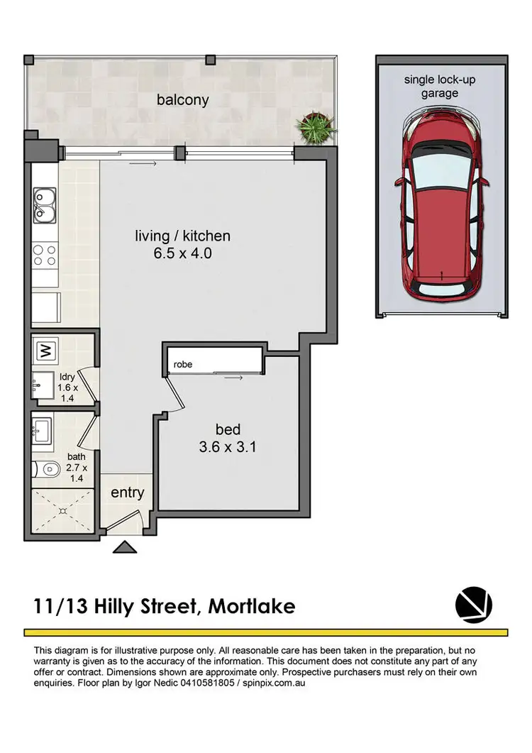 Floorplan of Homely apartment listing, 12/13 Hilly Street, Mortlake NSW 2137