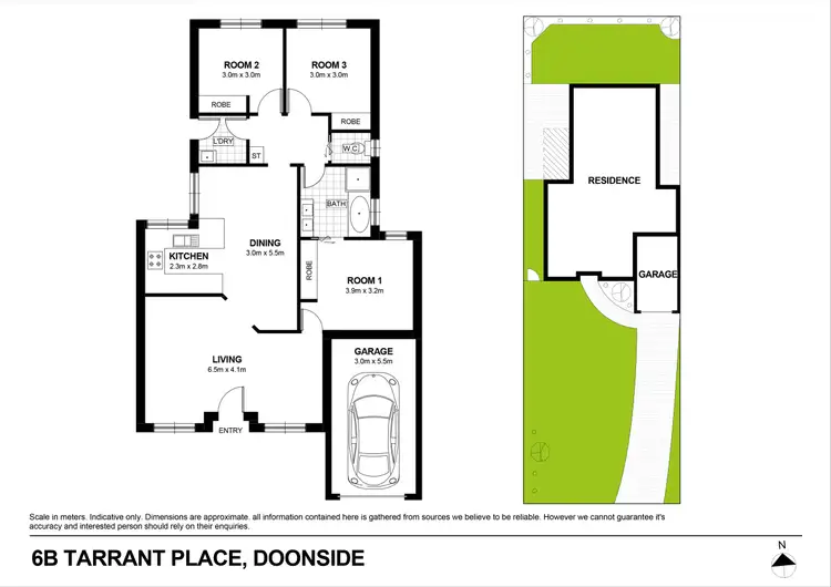 Floorplan of Homely house listing, 6B Tarrant Place, Doonside NSW 2767