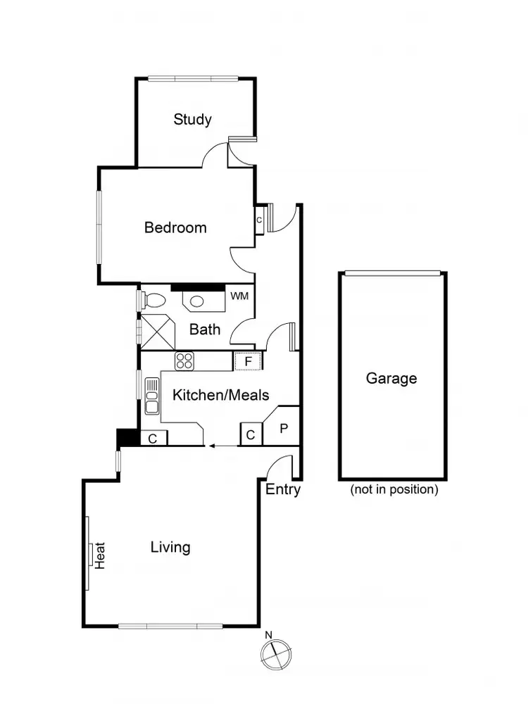 Floorplan of Homely apartment listing, 3/2 Coolullah Avenue, South Yarra VIC 3141