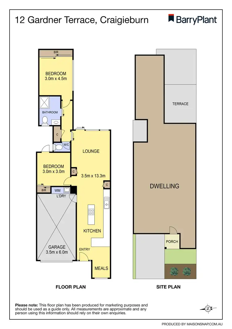 Floorplan of Homely house listing, 12 Gardner Terrace, Craigieburn VIC 3064