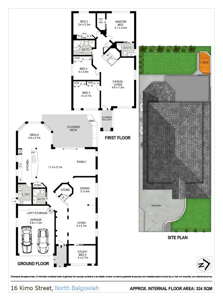 Floorplan of Homely house listing, 16 Kimo Street, North Balgowlah NSW 2093