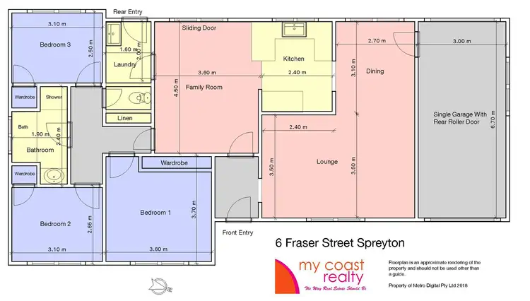 Floorplan of Homely house listing, 6 Fraser Street, Spreyton TAS 7310