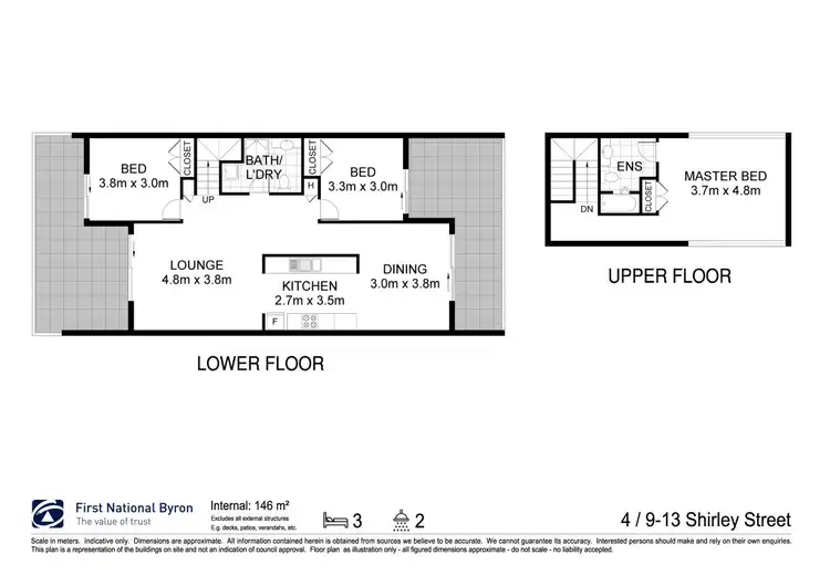 Floorplan of Homely unit listing, 4/9-13 Shirley Street, Byron Bay NSW 2481