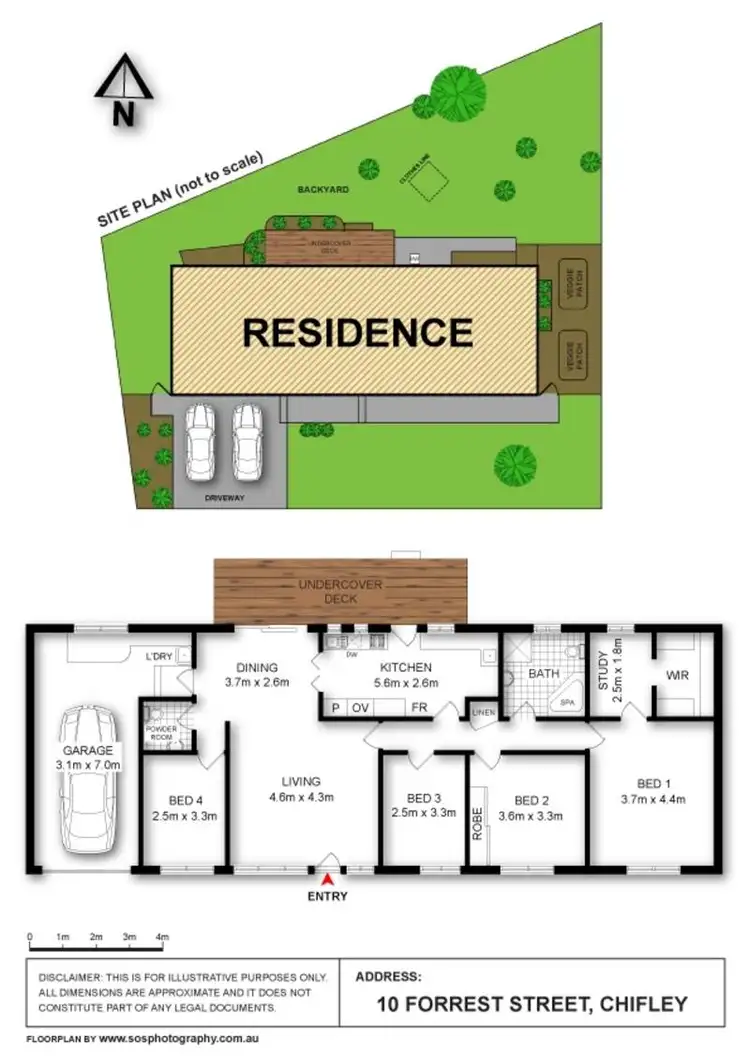 Floorplan of Homely house listing, 10 Forrest Street, Chifley NSW 2036