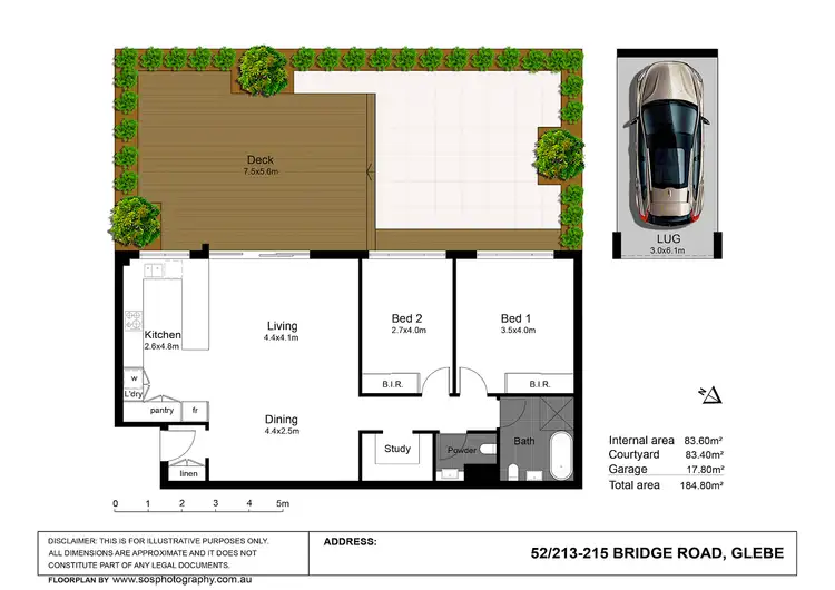 Floorplan of Homely apartment listing, 52/213-221 Bridge Road, Glebe NSW 2037