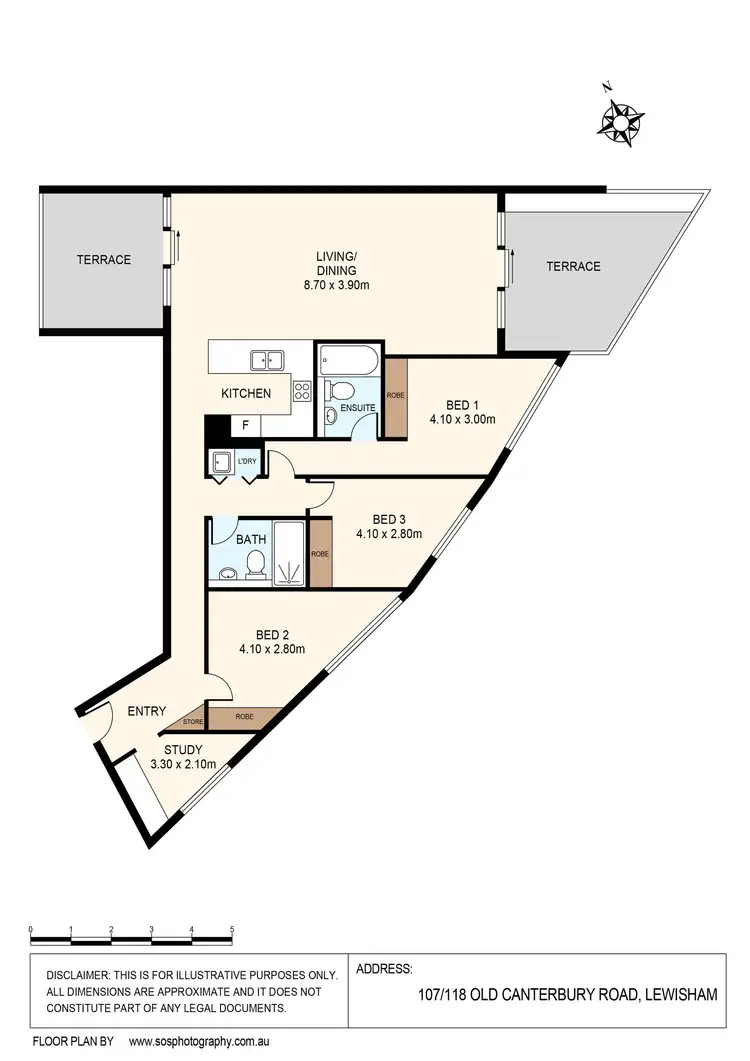 Floorplan of Homely apartment listing, 1.07/118 Old Canterbury Road, Lewisham NSW 2049
