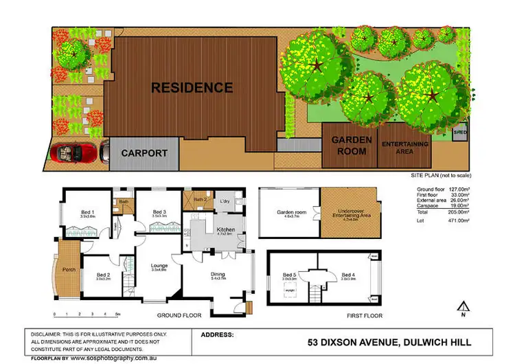 Floorplan of Homely house listing, 53 Dixson Avenue,, Dulwich Hill NSW 2203
