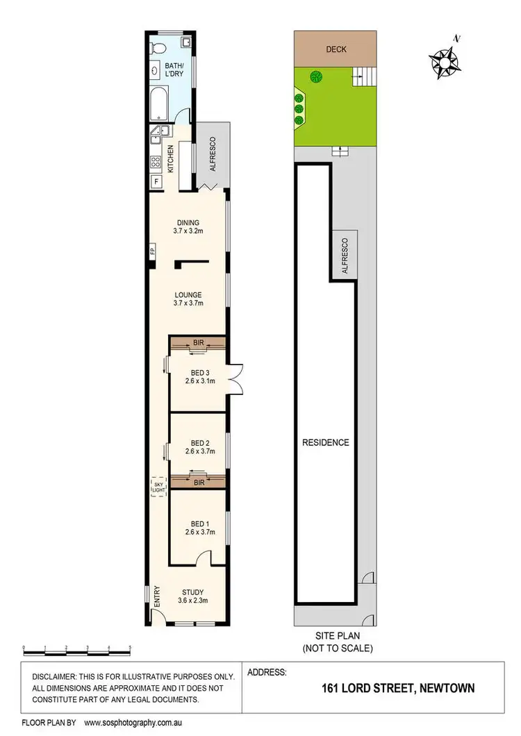 Floorplan of Homely house listing, 161 Lord Street, Newtown NSW 2042