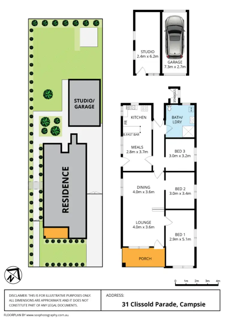 Floorplan of Homely house listing, 31 Clissold Parade, Campsie NSW 2194