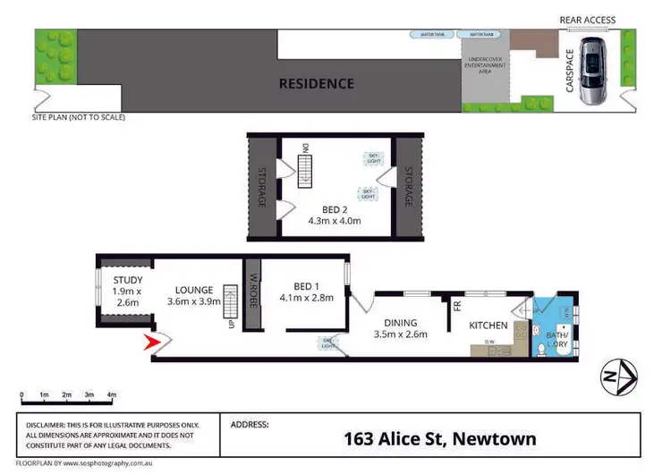 Floorplan of Homely house listing, 163 Alice Street, Newtown NSW 2042