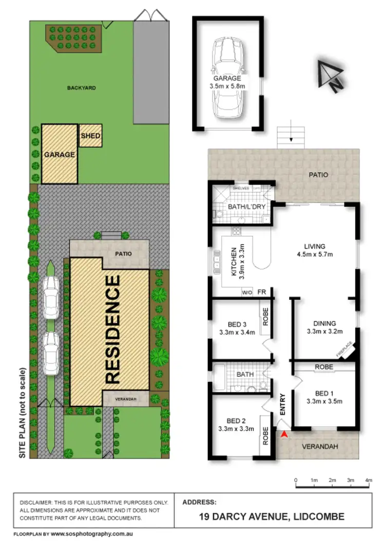 Floorplan of Homely house listing, 19 D\'arcy Avenue, Lidcombe NSW 2141