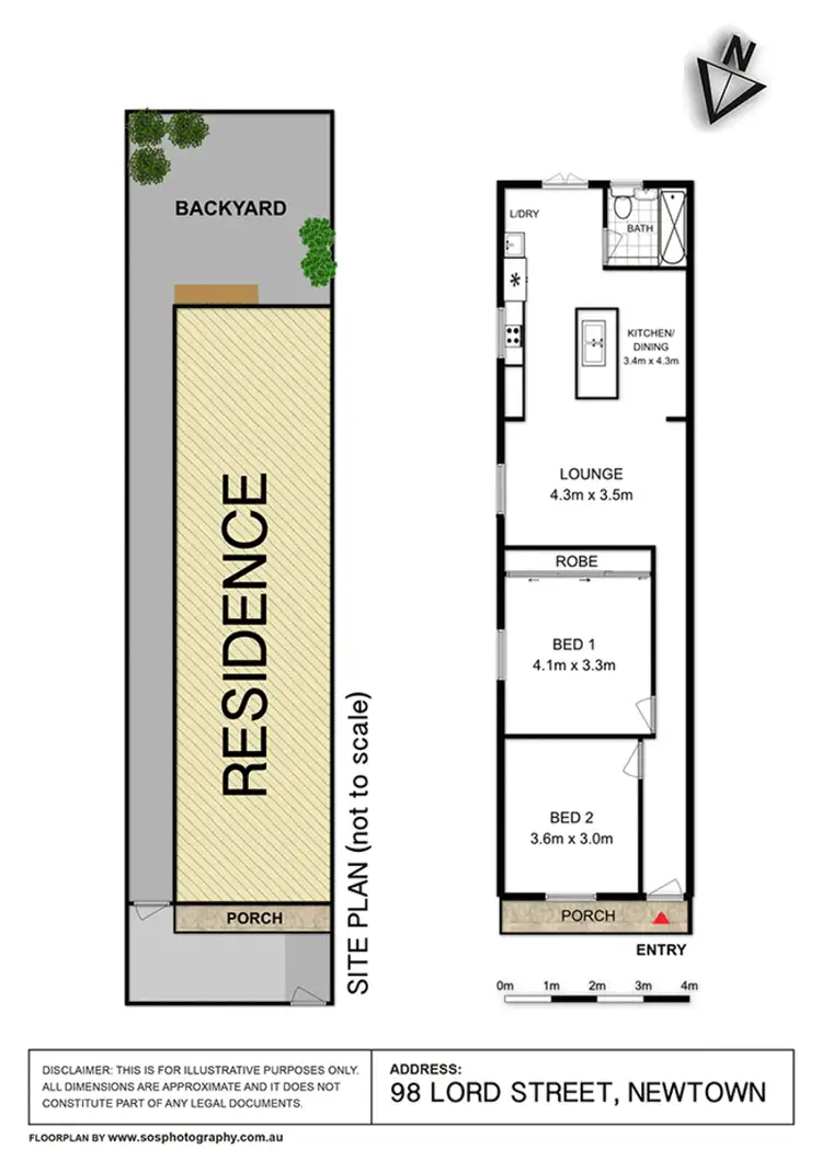 Floorplan of Homely house listing, 98 Lord Street, Newtown NSW 2042