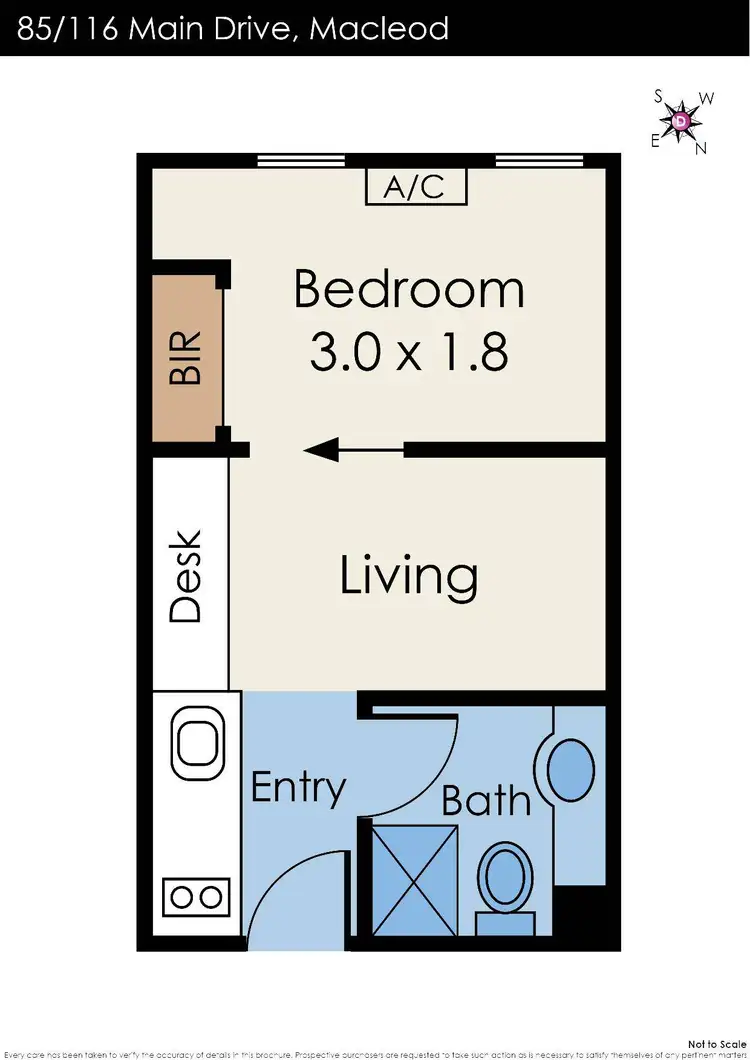 Floorplan of Homely apartment listing, 85/116-119 Main Drive, Macleod VIC 3085