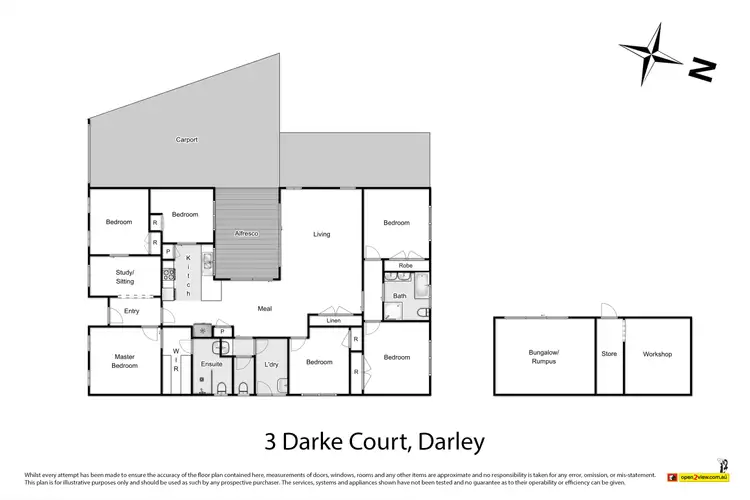 Floorplan of Homely house listing, 3 Darke Court, Darley VIC 3340