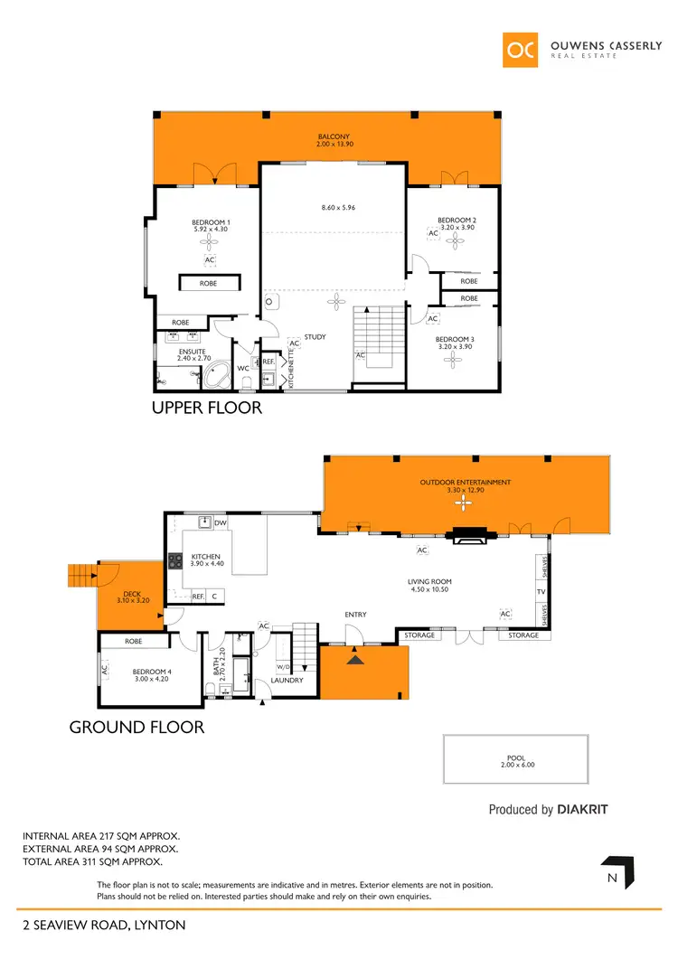 Floorplan of Homely house listing, 2 Seaview Road, Lynton SA 5062