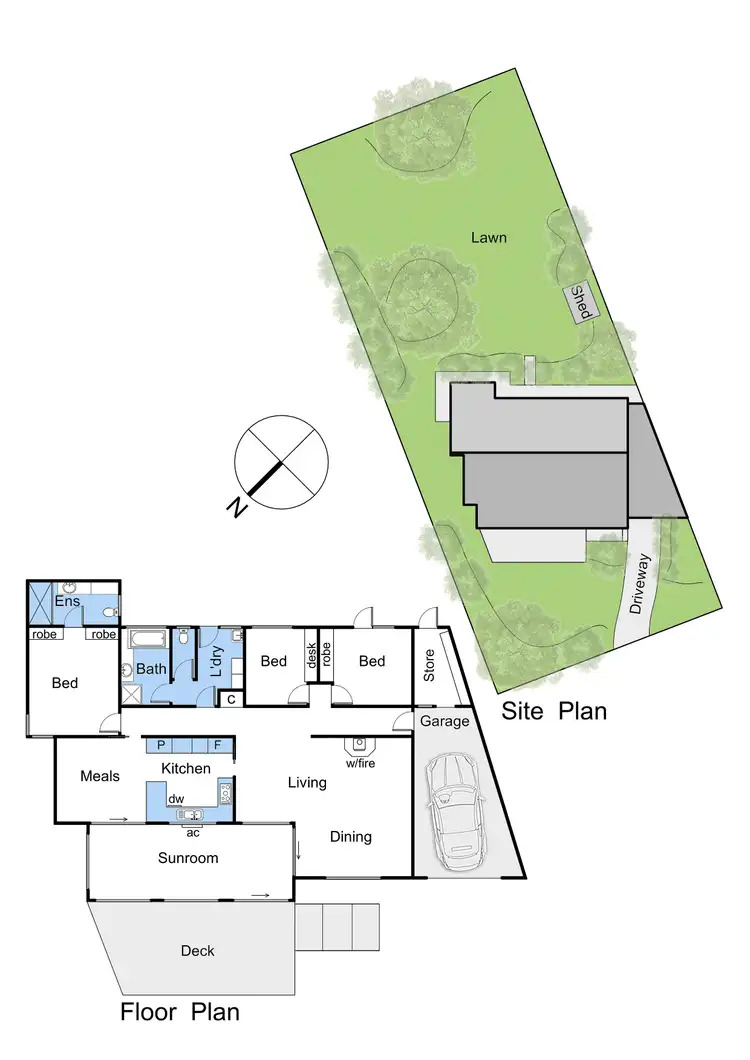 Floorplan of Homely house listing, 8 Gray Street, Mount Martha VIC 3934
