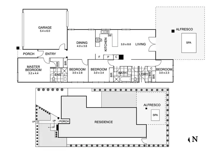 Floorplan of Homely house listing, 18 Barrus Grove, Wyndham Vale VIC 3024